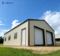 Edificio Multifuncional de Acero de Bajo Costo para Almacén, Garaje, Gimnasio, Resistente al Viento, a la Lluvia, Aislado y Resistente a la Corrosión