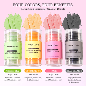 Servizio OEM ODM Completo, Maschera in <span class=keywords><strong>Stick</strong></span> all'Argilla di Tè Verde Anti-Acne e Controllo Oleosità per Tutti i Tipi di Pelle - Product Image 5