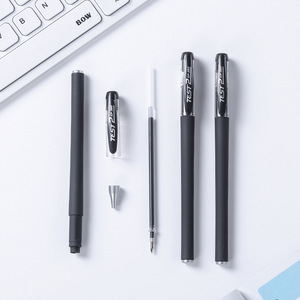 Test2 GP-380 Matte Neutral <b>Pen</b> 0.5Mm Black Ink Exam Office Use 12Pcs <b>Boxed</b> - Product Image 3