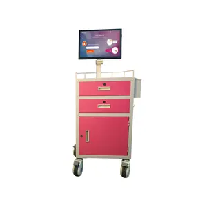 Smart Muscle Strength Evaluation Kiosk for Sarcopenia Measurement with Grip & Leg strength & Balance Mobile Cart version