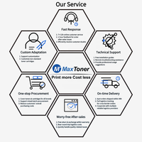 Cartouche de toner compatible MaxToner SF-560CT SF-560FT pour imprimante Sharp SF-S361N SF-S461N SF-S351R SF-S501D, toner haute capacité
