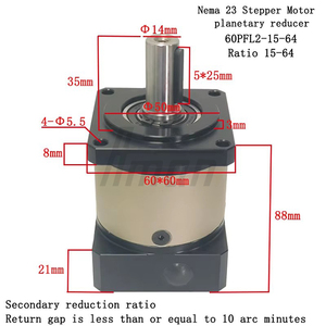 Speed Reducer 60PF Ratio 50:1 CNC <b>Machine</b> Kit Nema 23 <b>Stepper</b> Motor Precision Positioning System in Electronics Manufacturing - Product Image 5