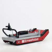 Chariot élévateur électrique robuste certifié CE EmssRobot-Nano OEM, chariot à main pliable en aluminium, plateforme de transport portable