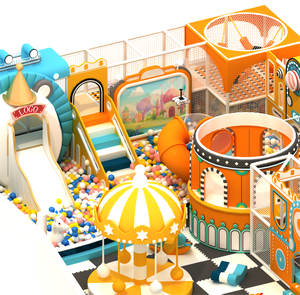 Parque Infantil Interior Profesional de Diseño Nuevo, Temática Pirata para Niños, de Plástico Multimaterial, Alta Capacidad, Tamaño Personalizable - Product Image 6