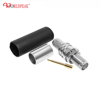 Proveedor de fábrica SMA/RPSMA Tipo 50Ohm Conector de cable Latón RPSMA Hembra Jack Bulkhead Crimp EZ WDFR240 Cable H155 RG59