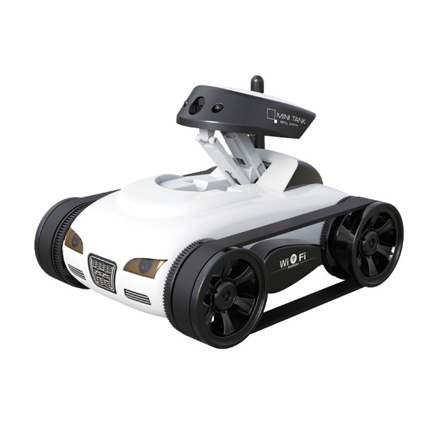 Children's Toy Plastic Wireless Remote Control Car Four-Way Tank Real-Time Camera Transmission Mobile Phone Connection