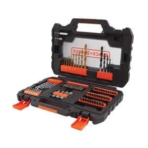 BLACK & DECKER - A7231-XJ Jeu de forets et forets pour le forage et l'entraînement (76 pcs.) -EAN 5035048540992 INSERTS POUR VISSER - Product Image 1