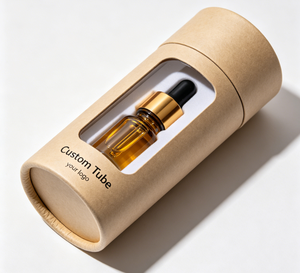 OEM <b>Custom</b> Round Paper Tube, Cosmetic Packaging Cylinder Box for <b>Lipstick</b>/Essential Oil, Durable Kraft Cardboard Tube - Product Image 5