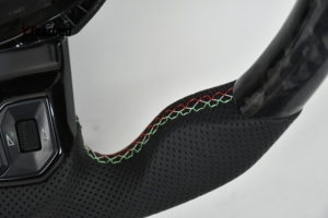 YTcarbon para <span class=keywords><strong>Aventador</strong></span> Centenario S SVJ LP750 LP700 Roadster <span class=keywords><strong>Volante</strong></span> de fibra de carbono forjado real personalizado - Product Image 4