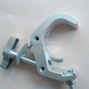 Klem Truss Pelepasan Cepat Aluminium Perak Lampu Panggung Kepala Bergerak Kait Lampu Cakar Elang Dipertebal dan Diperbesar - Product Image 4