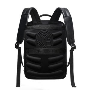 Lucchetto per impronte digitali borsa multifunzione in vera pelle sistema di impronte digitali intelligente zaino per Laptop antifurto per Notebook per Business <span class=keywords><strong>Me</strong></span> - Product Image 3