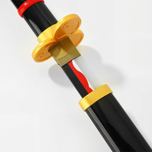 <span class=keywords><strong>Katana</strong></span> <span class=keywords><strong>Enma</strong></span> de Roronoa Zoro, accessoire de cosplay lumineux à LED rechargeable avec fourreau noir pour cosplay et exposition - Product Image 3