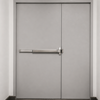 Plaque anti-collision industrielle en acier inoxydable pour porte coupe-feu, sortie d'urgence intérieure pour hôpitaux, garantie 5 ans - Offre Spéciale