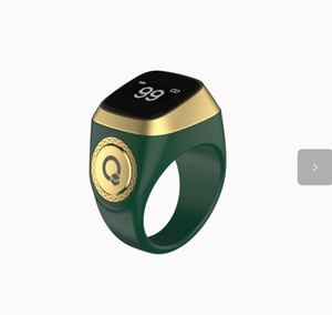 Nouvelle bague compteur intelligente 2026 avec synchronisation via application, rappel d'alarme <span class=keywords><strong>de</strong></span> prière, Zikr Ring, Tasbeeh, Smartring pour cadeau musulman E01 - Product Image 3