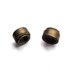 Écrous ronds moletés d'un mètre de long, M4 M24, métriques, en acier au carbone plaqué cuivre, qualité A, pour équipement de communication - Product Image 4