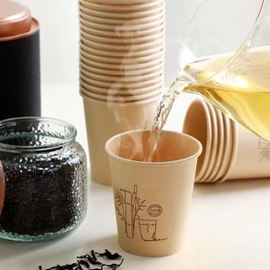 <span class=keywords><strong>Mini</strong></span> vasos de papel para condimentos 3oz Salsa Ketchup Contenedores Muestreo de alimentos Suministro desechable - Product Image 1