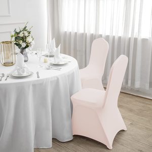 Housses de chaise professionnelles OEM écologiques en Spandex/Polyester, design durable, lavables en machine, service de logo personnalisé, certifiées <span class=keywords><strong>ISO</strong></span> - Product Image 2