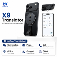 Traducteur de langues portable X9 Ai Mini, 146 langues, traduction vocale, photo, OCR, en ligne et hors ligne, application transfrontalière, appareil de voyage d'affaires, TFT