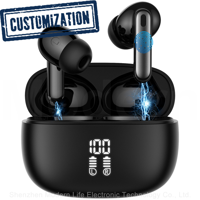 Fashionable TWS Y90 LED Display Wireless in Ear Earphones TWS Earbuds Noise Cancelling, Enjoy High-definition Stereo Sound