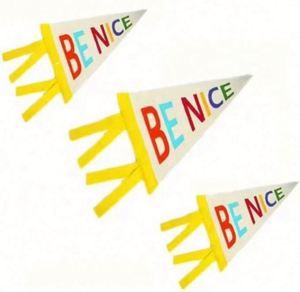 Professional Customizable Digital Printing University Felt Triangle <b>Banners</b> Portable Waterproof Eco-Friendly - Product Image 2