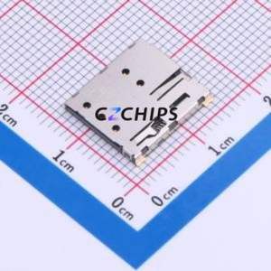 SMN-303-ARP7 SIM Card Connector SMD Connector Self-Return Type Nano SIM Card Card Holder With Card Detection - Product Image 1