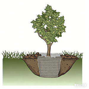 Panier en treillis métallique tressé en acier inoxydable 304, plissé et pliable, pour protection contre les taupes, les gophers et les racines, pour jardin, arbres et arbustes - Product Image 5