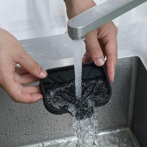 <span class=keywords><strong>Porte</strong></span>-<span class=keywords><strong>savon</strong></span> en silicone avec bec verseur pour salle de bain et évier de cuisine, plateau organisateur, <span class=keywords><strong>porte</strong></span>-éponge pour distributeur - Product Image 2