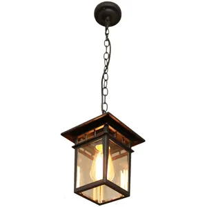 <span class=keywords><strong>Candelabro</strong></span> de hierro <span class=keywords><strong>negro</strong></span> Estilo clásico moderno de luces de techo para exteriores Para pasillos de balcón con ventajas de precio - Product Image 1