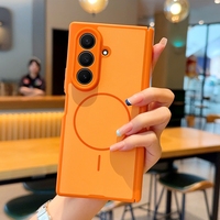 Étui de téléphone en PC avec charge sans fil, double compartiment magnétique, axe central, finition mate, pour Color Blocking, compatible ZFold 8Ultra Zfold6