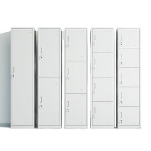 ตู้เก็บของเหล็กแบบประตูเดียว 5 ชั้น ยี่ห้อซานเจียน สำหรับใช้ในสำนักงาน พร้อมกุญแจล็อค - Product Image 2