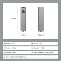 Ouwave Diffuseur de parfum commercial au sol de 1500ml Diffuseur d'arôme électrique Diffuseur de parfum de brume de parfum Machine