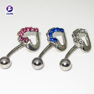 स्टेनलेस स्टील ज़िरकॉन पेट नवल की अंगूठी शादी के उपहार के लिए सोने की प्लेटेड क्लासिक बच्चों के जनजातीय स्टड इयररिंग्स - Product Image 6