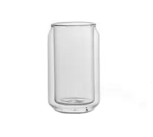 Copo de vidro borossilicato transparente fosco, copo de café em forma de urso com tampa de bambu, ferramentas premium para café e chá, 2024