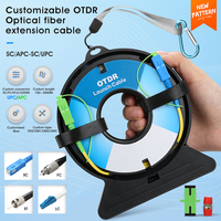 Cable de prueba OTDR de fibra óptica COMPTYCO, línea de extensión SC/FC/ST/APC, 150M, 300M, 500M, 1000M, 2000M, SM MM, caja de Cable de lanzamiento OTDR