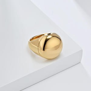Minimalist Titanium Steel Ball <b>Ring</b> For Men Gold Black Silver Daily Wear Jewelry K R909 - Product Image 3