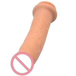 Masturbador de Silicona con Ventosa, Tapón <span class=keywords><strong>Anal</strong></span> y Consolador con Forma de Pene, Juguetes Sexuales para Adultos, Color Piel - Product Image 4