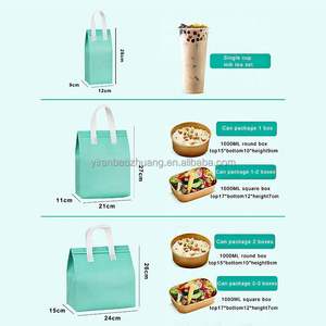 Wholesale Custom Non Woven Aluminum Foil Cooler <b>Bag</b> for Cold Hot Food Takeaway & Delivery - Product Image 6