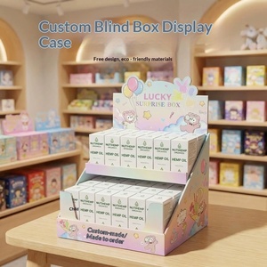 Custom Pop Mart Blind Box Display Cases, Trendy <b>White</b> Cardboard <b>Gift</b> Packaging, New Style Empty Collector <b>Boxes</b> - Product Image 4