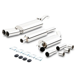 Sistema de Escape Catback de Acero Inoxidable de 2.5 Pulgadas para <span class=keywords><strong>VW</strong></span> <span class=keywords><strong>GOLF</strong></span> <span class=keywords><strong>MK2</strong></span> 1.6 1.8 G60 <span class=keywords><strong>GTI</strong></span> - Product Image 3