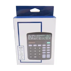 Produits électroniques grand public emballage papier boîte calculatrice personnalisée