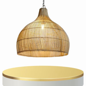 Lampe suspendue conçue avec des tons naturels et un équilibre artistique offrant une élégance subtile dans des environnements personnels ou commerciaux - Product Image 5