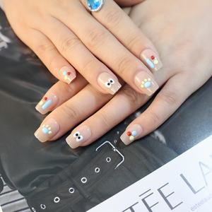 T607 <span class=keywords><strong>Verano</strong></span> Almendra Artificial <span class=keywords><strong>Uñas</strong></span> Personalizadas Diseño <span class=keywords><strong>de</strong></span> Línea Dorada <span class=keywords><strong>Uñas</strong></span> Falsas Lujo Geles Suaves Prensa en Juegos <span class=keywords><strong>de</strong></span> <span class=keywords><strong>Uñas</strong></span> - Product Image 3