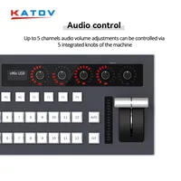 KATO VISION12chビデオミキサースイッチャースイッチャーUSBLANビデオスイッチャーミキサーライブストリーミングvmixコントローラー