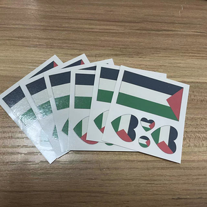 Autocollants de Tatouage Temporaire <span class=keywords><strong>Palestine</strong></span> Livraison Rapide Étanche Transfert sur Papier Motif Drapeau National pour Visage Corps Blanc Tendance - Product Image 3
