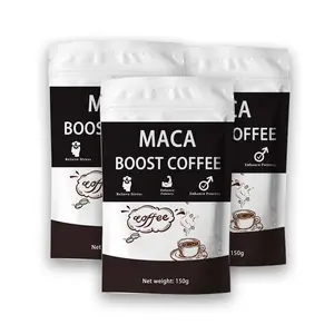 Private brand men's instant black energy mocha coffee customized men's coffee powder
