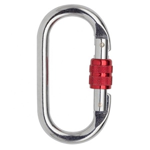 23 Mosquetones Profesionales de Escalada con Cierre de <span class=keywords><strong>Doble</strong></span> Acción, para Montañismo, Hamaca, Camping, 25KN, Protección Contra Caídas - Product Image 2