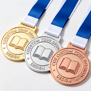 Medalla Conmemorativa Deportiva Personalizada de Metal 3D Esmaltada UV Pulida con Cinta Corta para Premios y Honor, Venta al por Mayor - Product Image 3