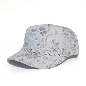 Personalizado Real Snow Forest Tree Woodland Print Camuflaje Deporte al aire libre Caza Hombres Táctico 3D Bordado Snapback Hat Gorras - Product Image 1
