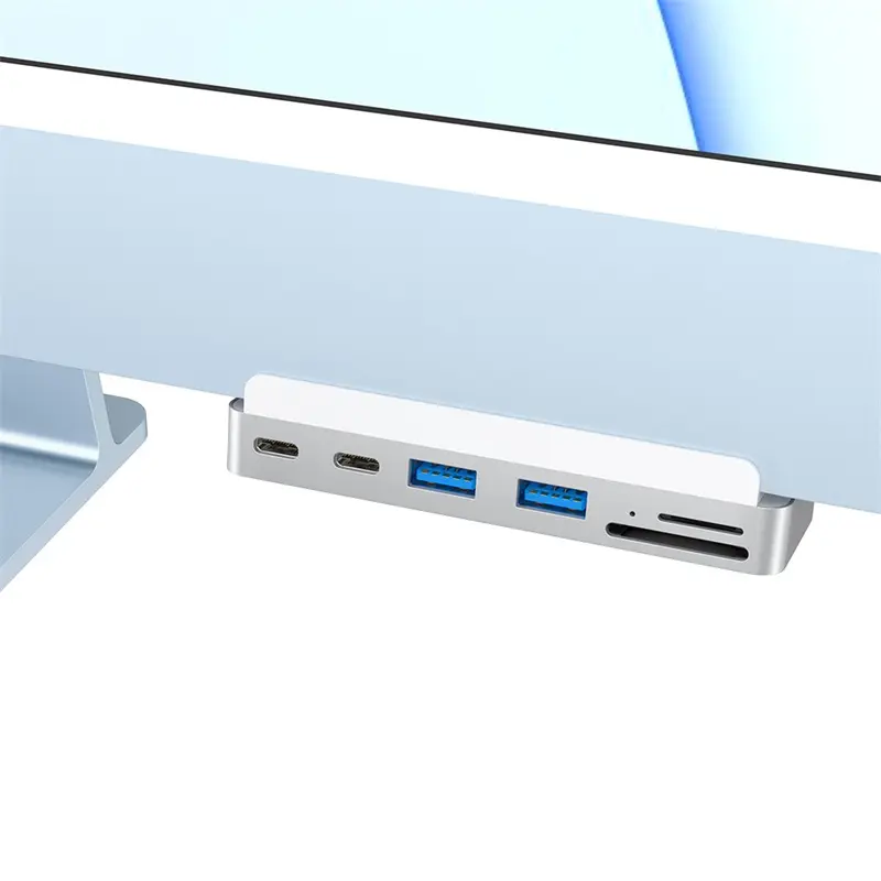 Colorii ฮับ USB C IMC01-H ใช้สำหรับ Imac 2021อุปกรณ์เสริมฮับกับการ์ด Sd Tf และ4K @ 60Hz HDMI