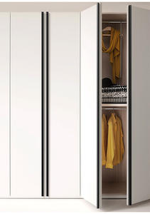 Innovate Poignée de tiroir en alliage d'aluminium à 7 cadres Poignée de placard longue en cuivre brossé pour la cuisine Hôtel Armoire Rangement de chaussures - Product Image 4